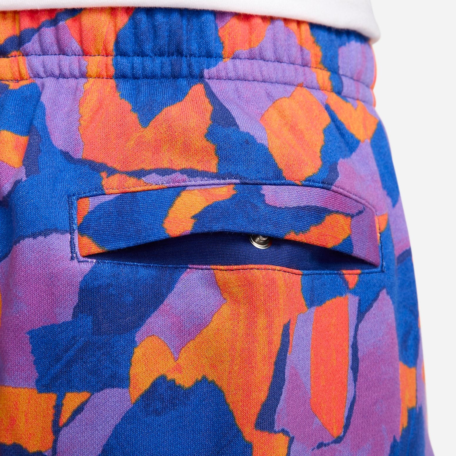 Nike Club Fleece French Terry Shorts 'Vivid Purple Deep Royal Blue' DX0804-551