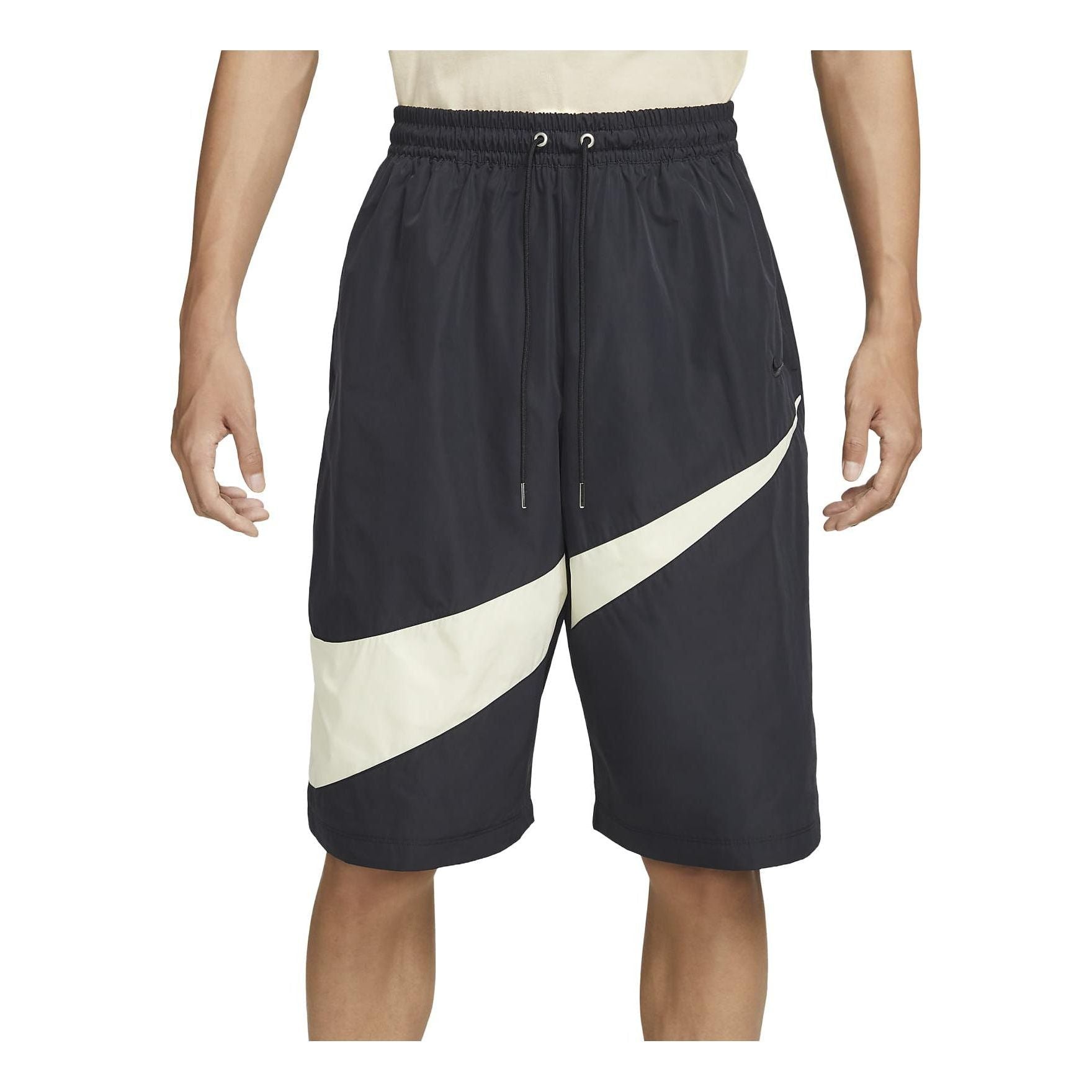 Image of Nike Swoosh Woven Shorts 'Black' FB7870-010