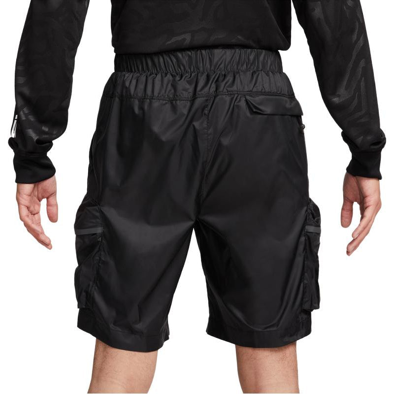 Image of Nike Sportswear Tech Pack Cargo Pocket Shorts 'Black' DX0230-010