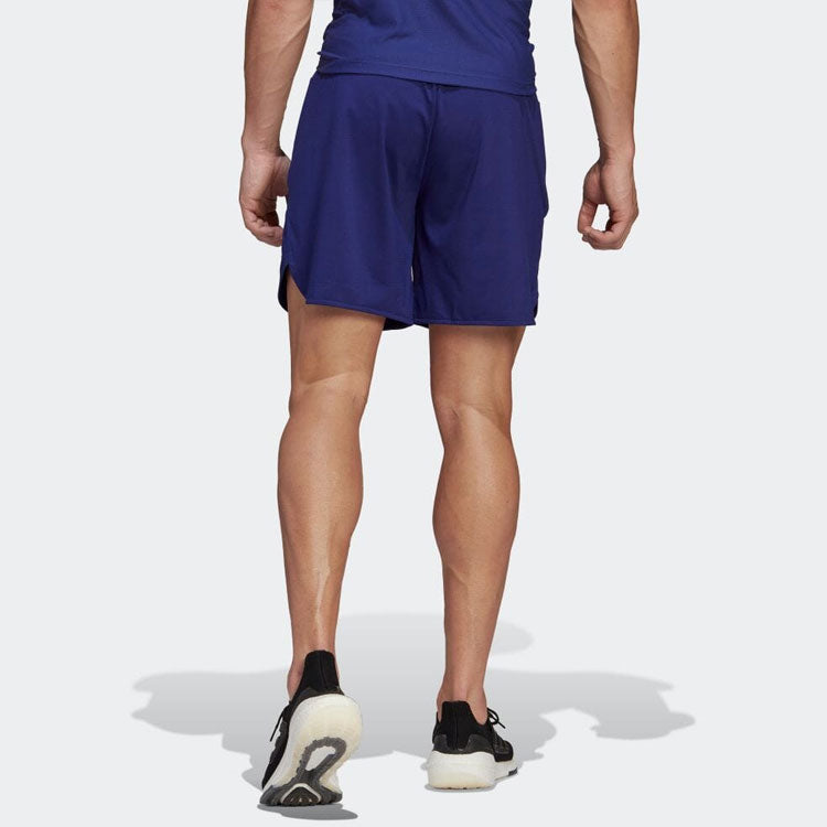 Lockere, lässige Shorts mit geradem Bein und adidas Logo für Herren, Marineblau, HC4224