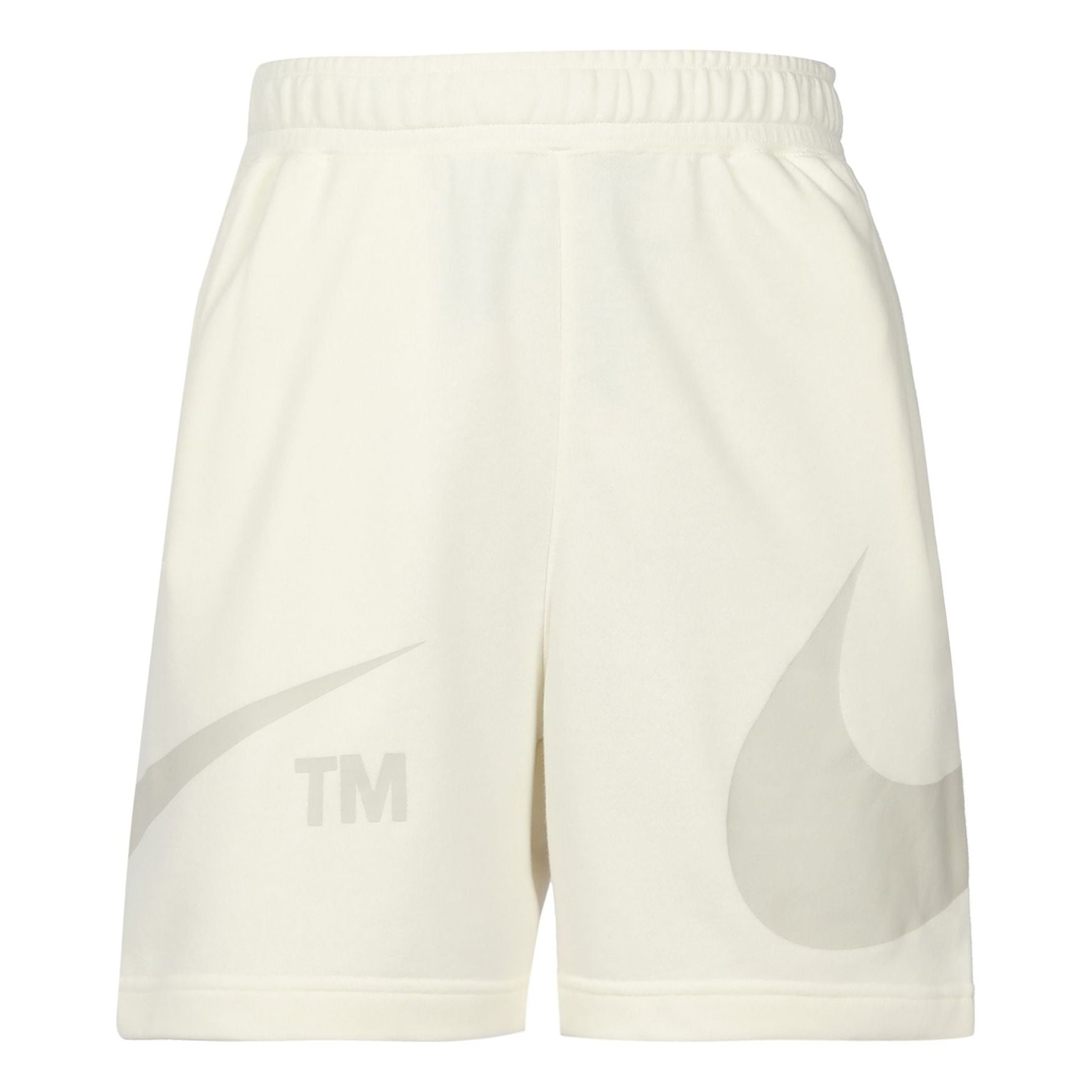 Image of Men's Nike Solid Color Logo Printing Elastic Waistband Shorts Black DD5998-133