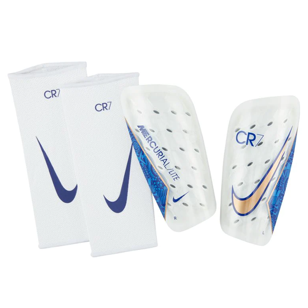 Image of Nike CR7 Mercurial Lite Shin Guard (Clear/Concord/Metallic Copper)