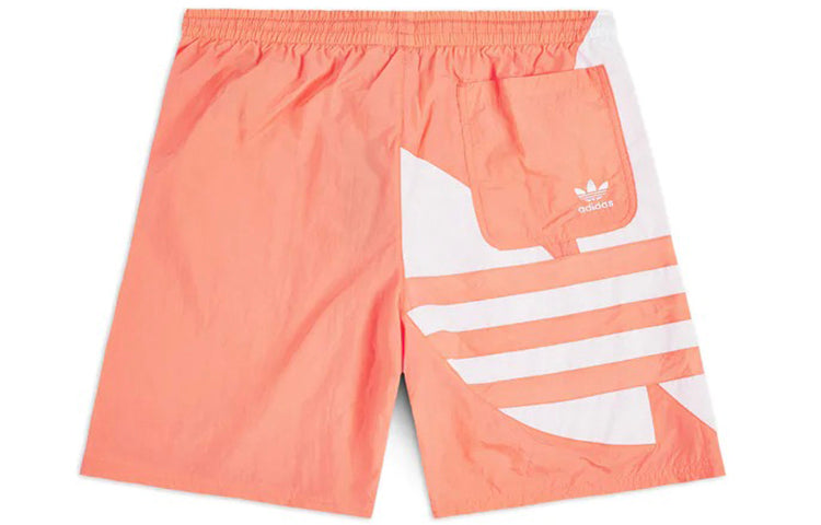 Image of adidas originals Large Logo Sports Shorts Pink FM9899