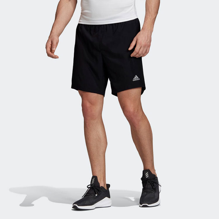 Image of adidas Run It Short Quick Dry Running Sports Shorts Black FS9808
