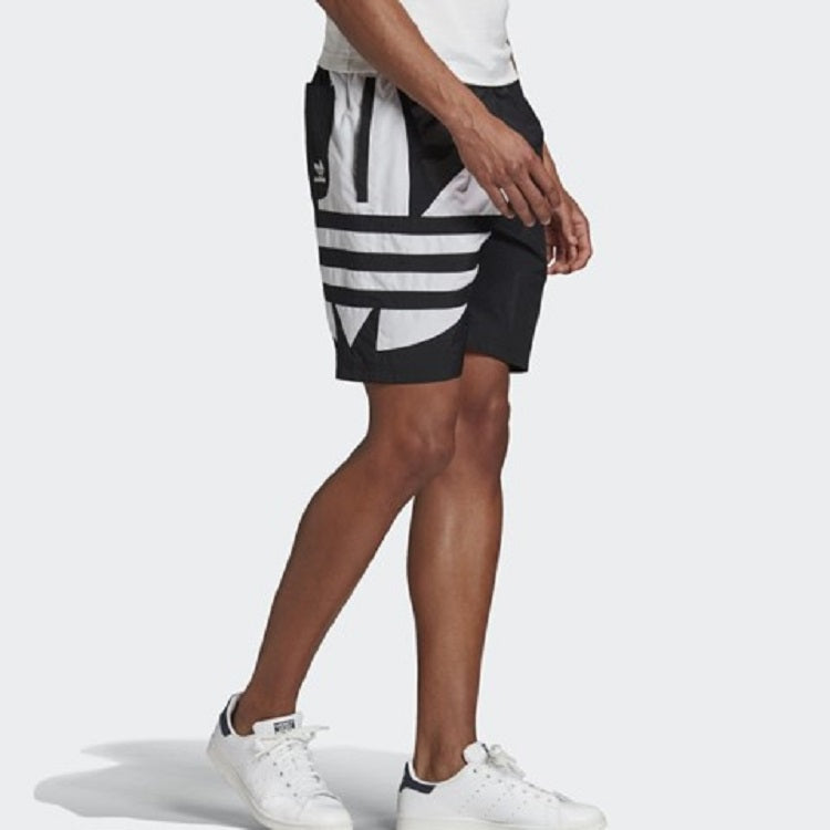 Image of adidas originals Big Trefoil Track Shorts 'Black' FM9900