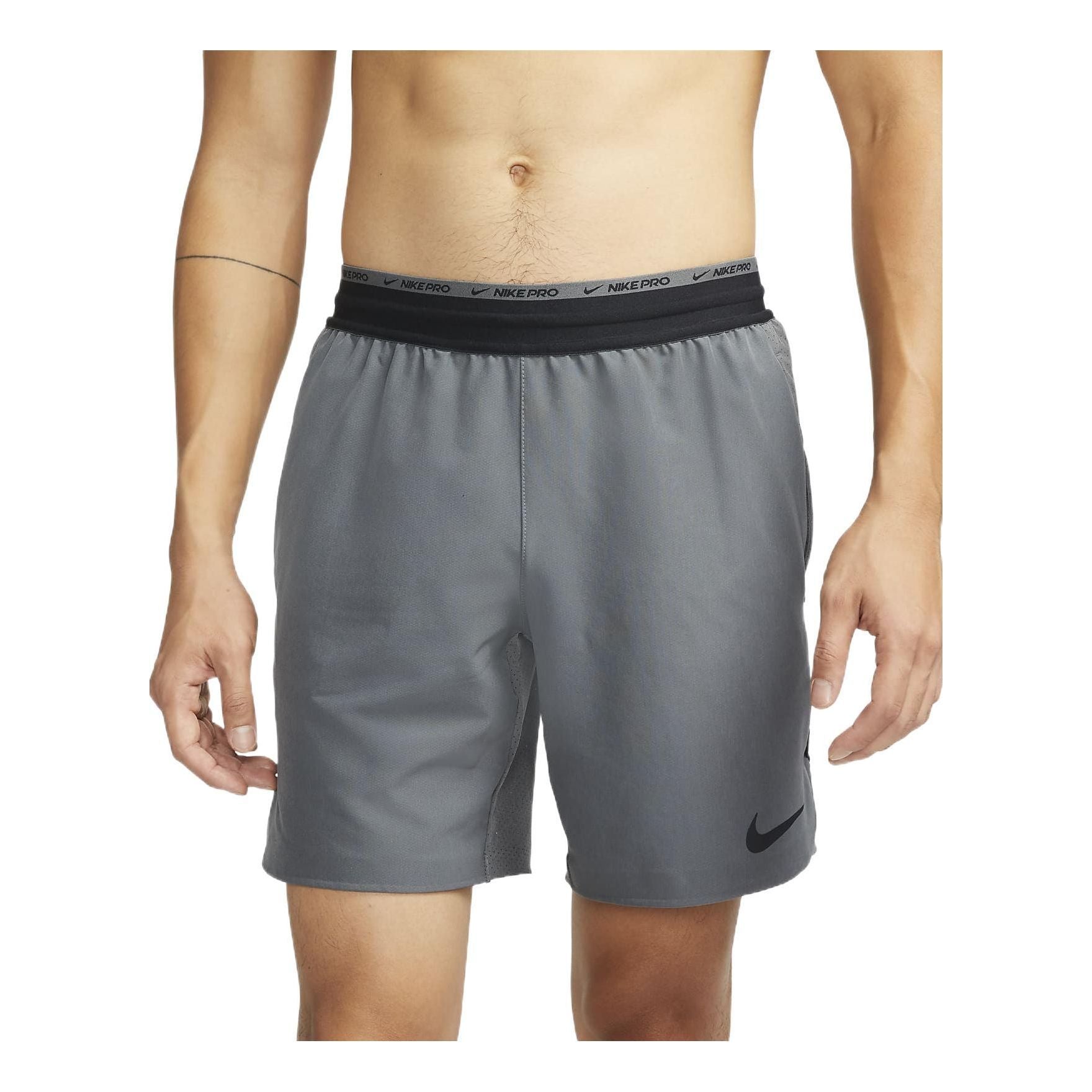 Image of Nike Pro Dri-FIT Flex Rep Sports Training Shorts Gray DD1701-068