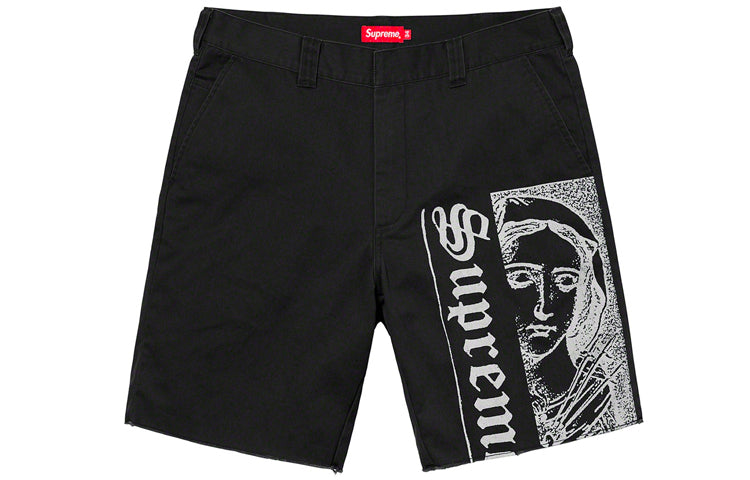 Supreme SS20 Week 14 Mary Work Short 'Black Yellow' SUP-SS20-675
