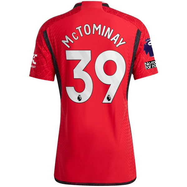 adidas Manchester United Authentic Scott McTominay Home Jersey 23/24 w/ EPL + No