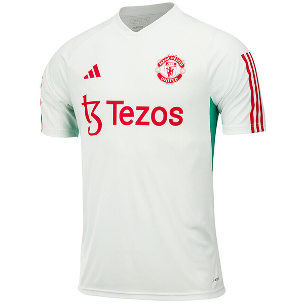Image of adidas Manchester United Tiro 23 Training Jersey 23/24 (Core White)