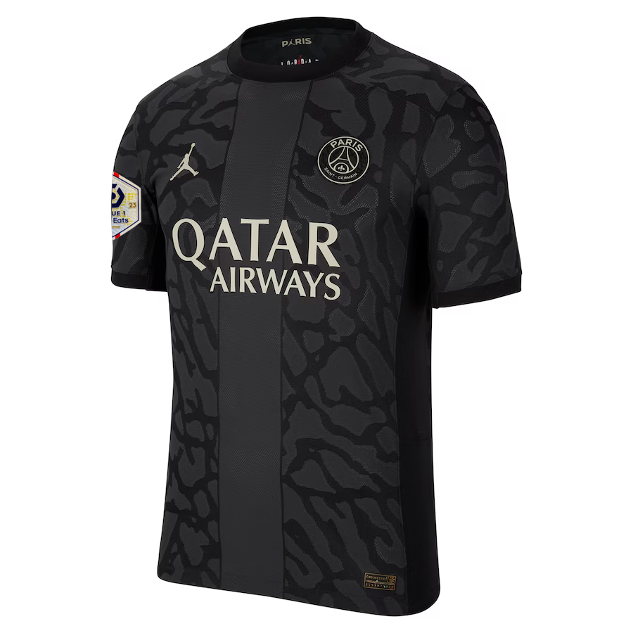 Nike Paris Saint-Germain Authentic Bradley Barcola Match Third Jersey w/ Ligue 1