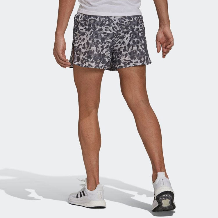 Image of Men's adidas Leopard Print Casual Sports Shorts Black H22709
