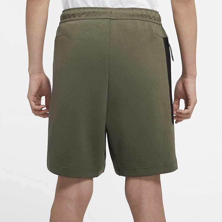 Image of Nike NSW Tech Fleece Shorts 'Olive Marsh' CU4503-380