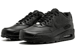 Image of Nike Air Max 90 Leather 'Black' 302519-001