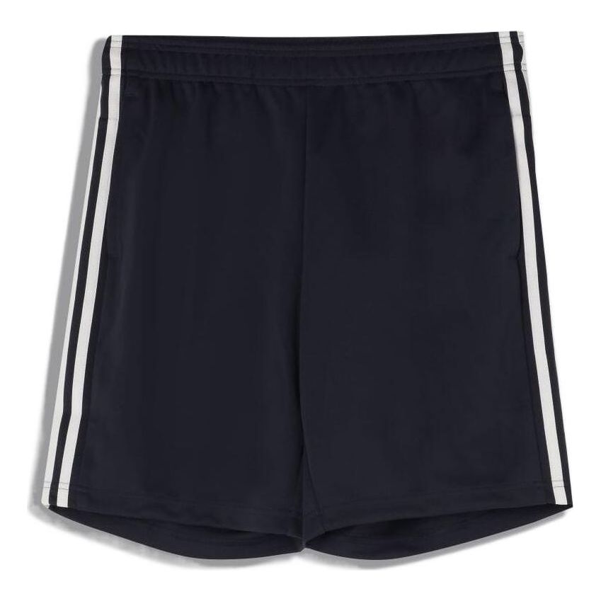 Image of Men's adidas Stripe Printing Sports Shorts Black White FM5316