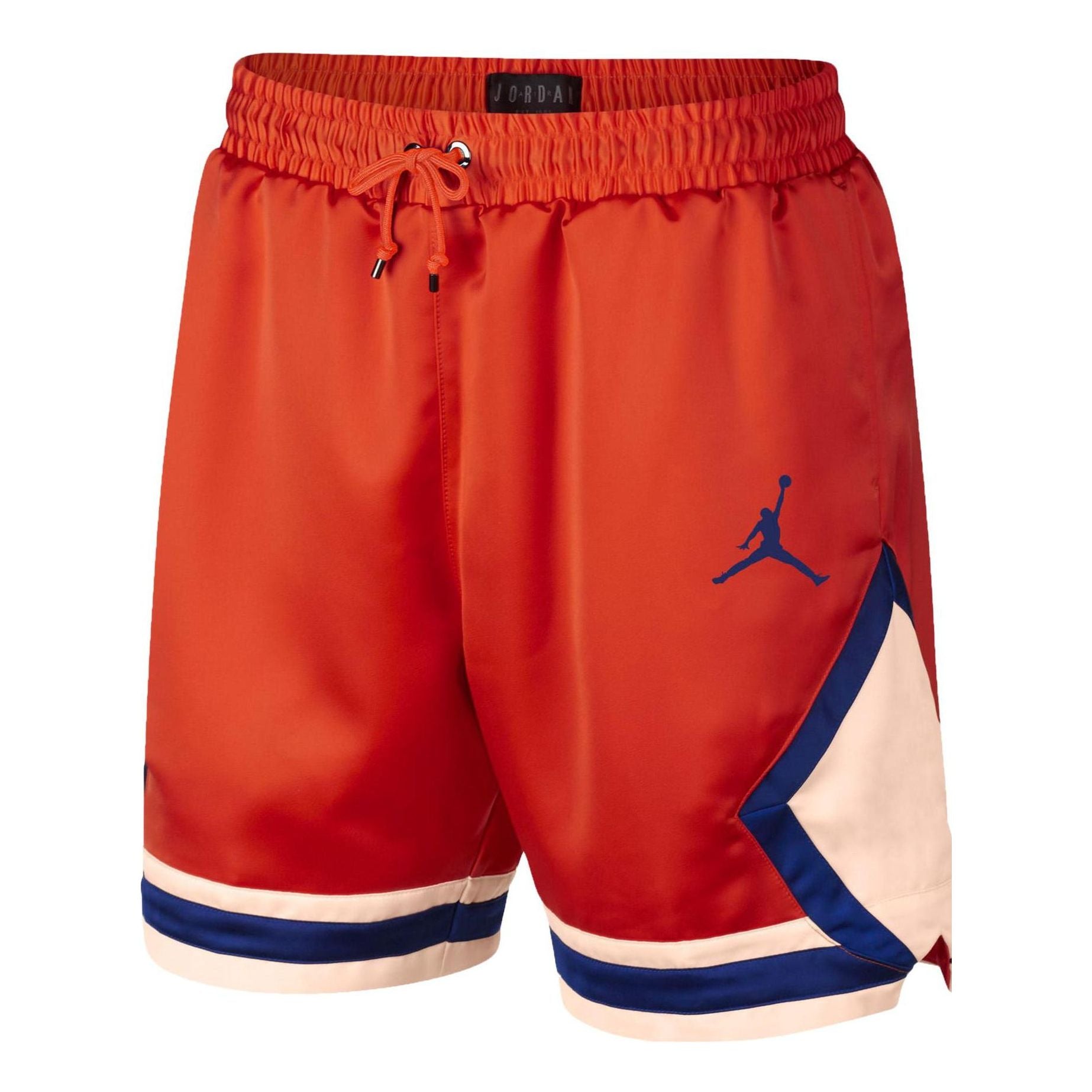 Image of Men's Air Jordan Basketball Colorblock Logo Sports Shorts Red AO2820-891