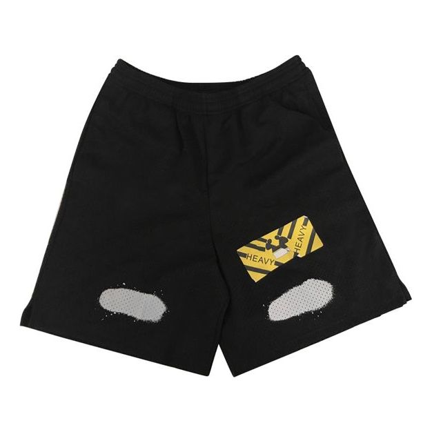 OFF-WHITE Alphabet Printing Casual Shorts Black OMCB006S170170391001