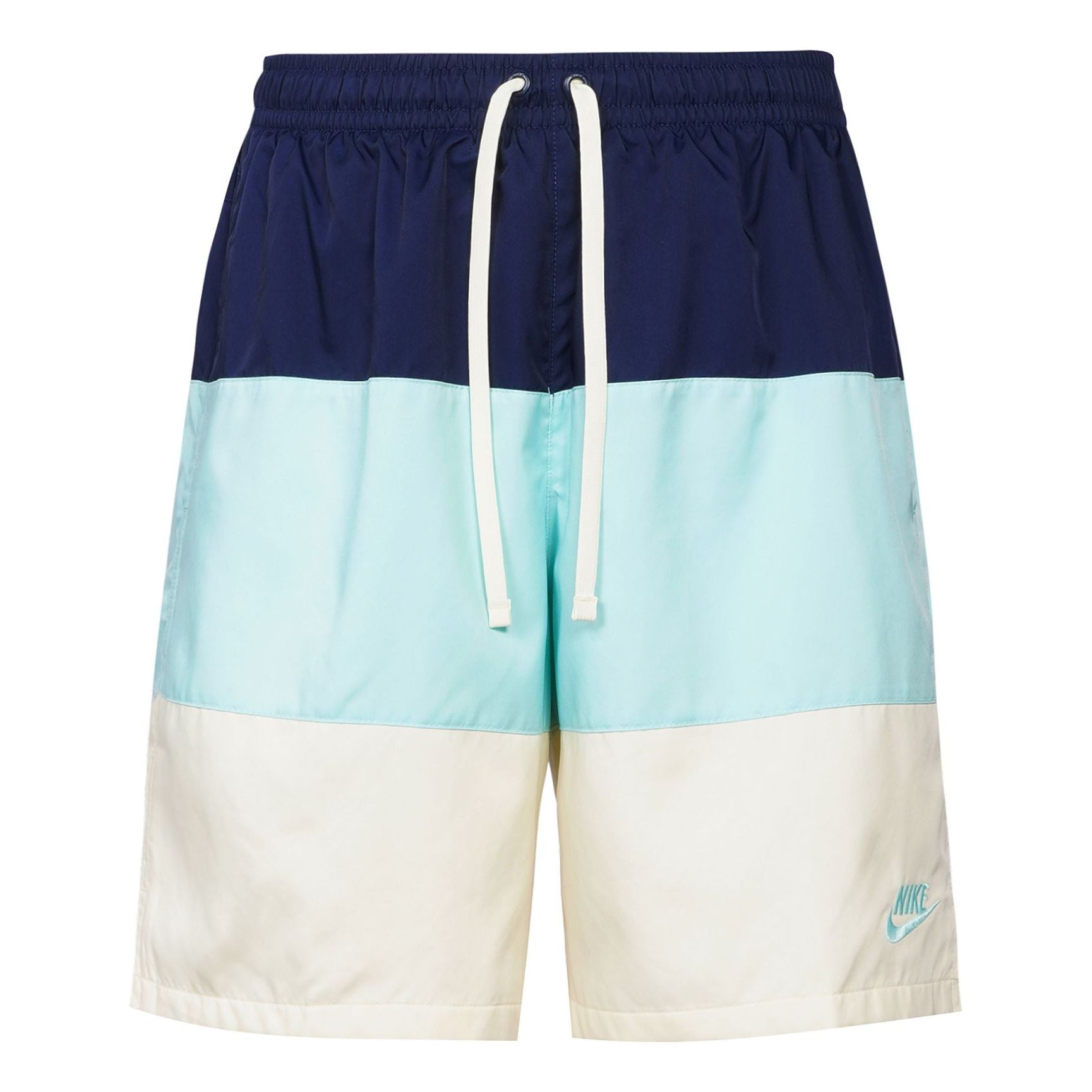 Image of Men's Nike Contrasting Colors Stripe Small Label Woven Sports Shorts Multicolor