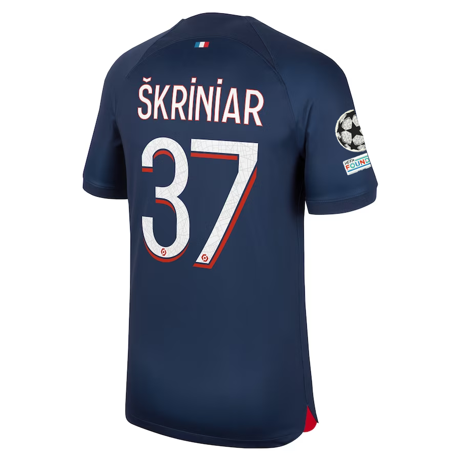 Image of Nike Paris Saint-Germain Milan Škriniar Heimtrikot mit Champions-League-Aufnähern