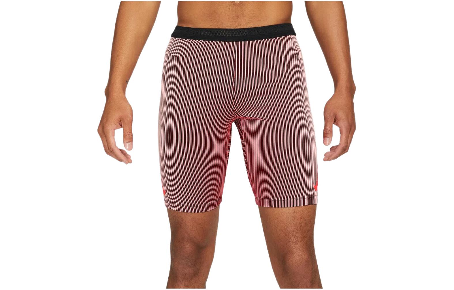 Nike Stripe Logo Straight Sports Shorts Red DA1429-014