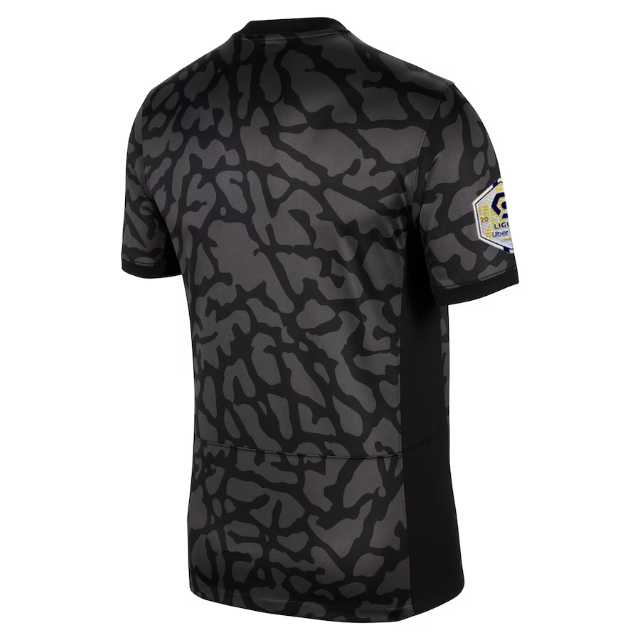 Image of Nike Paris Saint-Germain Third Jersey w/ Ligue 1 Patch 23/24 (Anthracite/Black/S