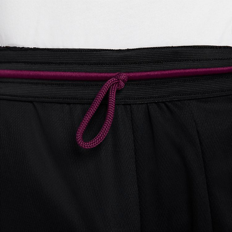 شورت كرة السلة Nike Dri-fit- 3.0 "Sangria باللون الأسود العنابي" DH6763-011