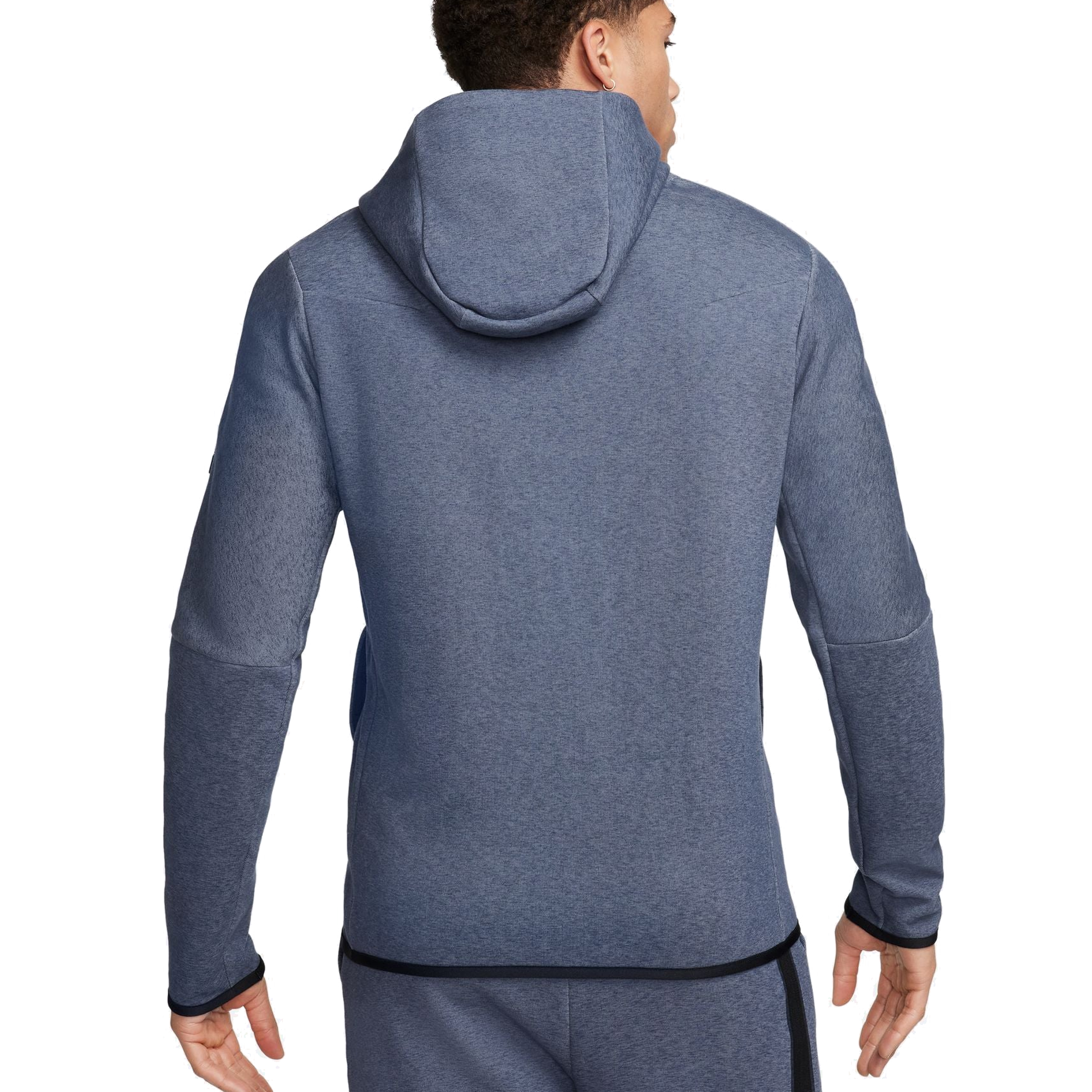 Image of Nike Barcelona Tech Fleece Hoodie 23/24 (Thunder Blue/Black)