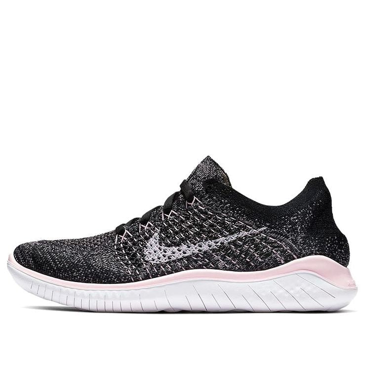 (WMNS) Nike Free RN Flyknit 2018 'Black Pink Foam' 942839-007