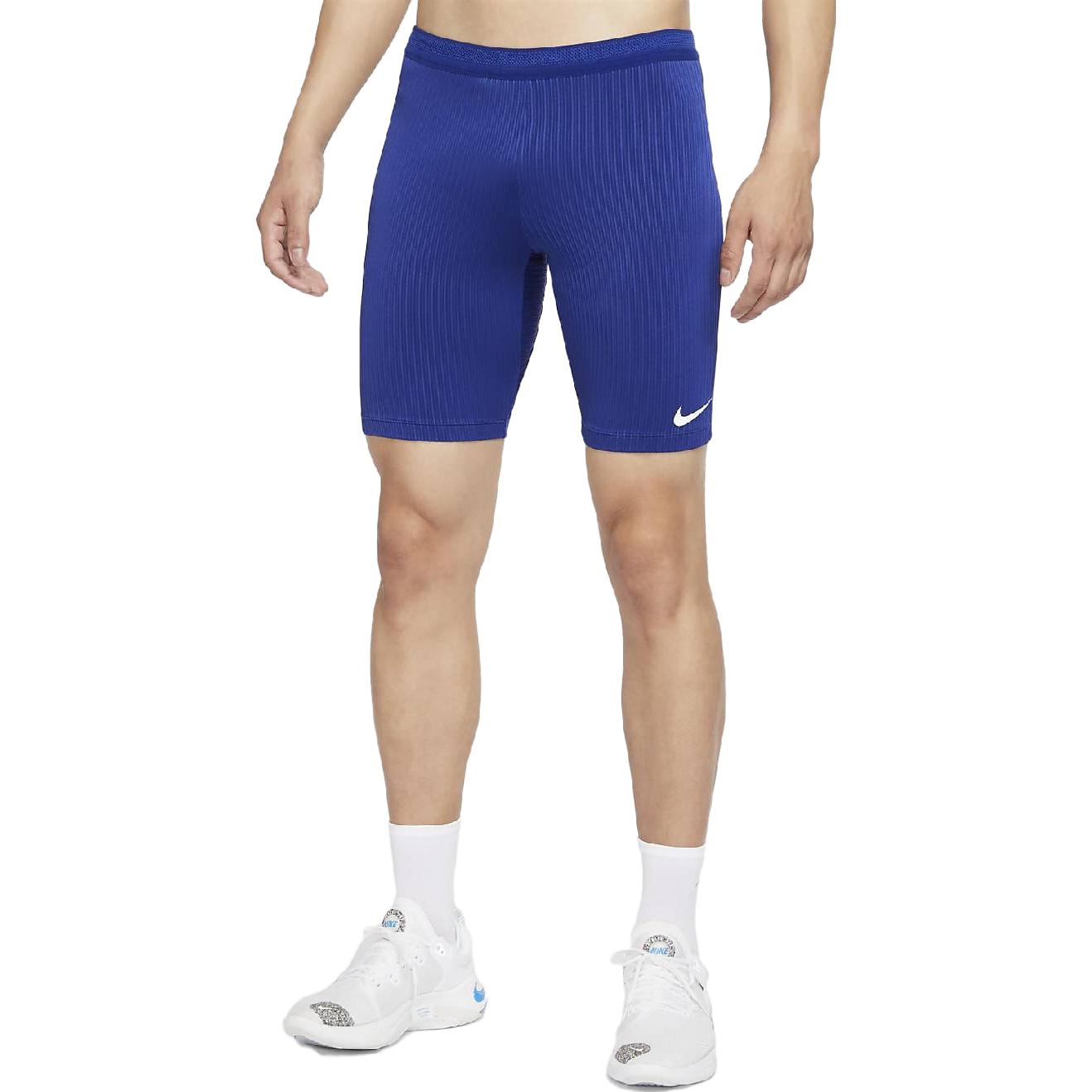 Image of Nike Dri-FIT ADV Team USA AeroSwift 1/2 Length Racing Tights 'Blue' CV0407-455