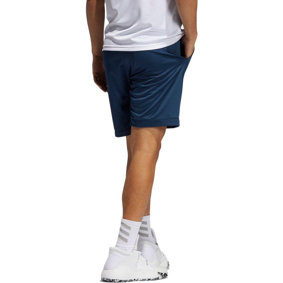 Image of Adidas Side Logo Basketball Shorts 'Navy' GT3016