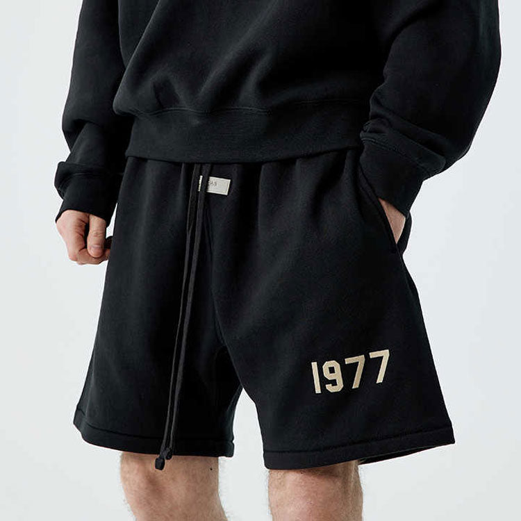 Image of Fear of God Essentials SS22 Shorts Iron 1977 FOG-SS22-124