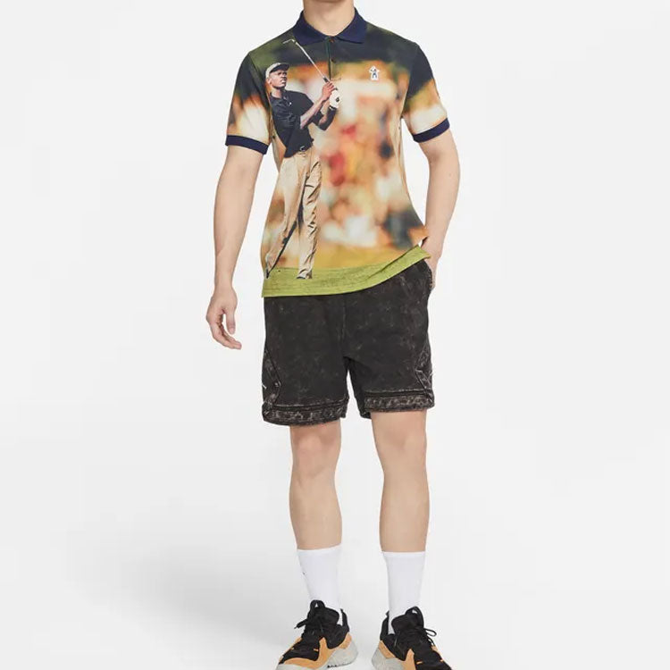 Image of Nike Essentials Logo Printing Drawstring Straight Shorts Black DR3093-010