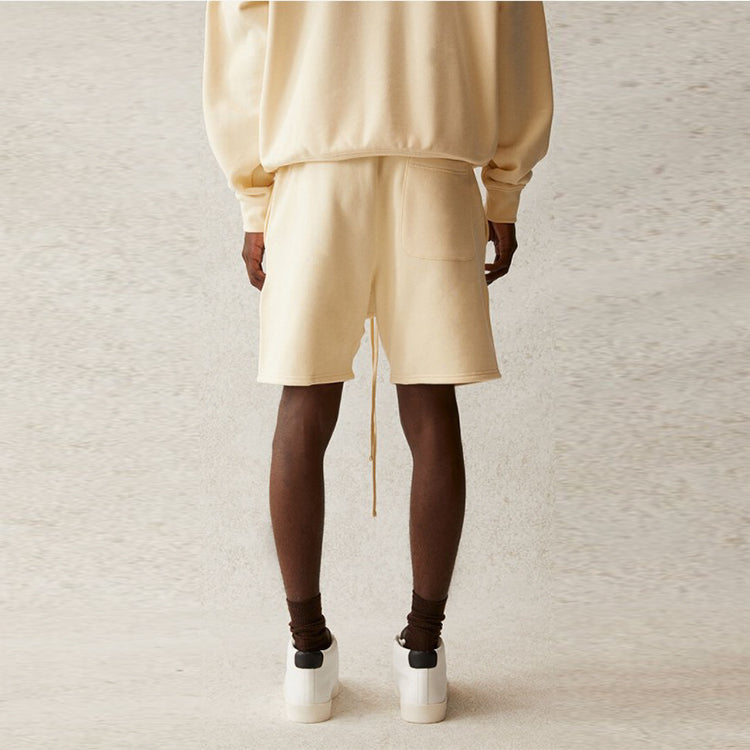 Image of Fear of God Essentials SS21 Sweatshort Buttercream FOG-SS21-566