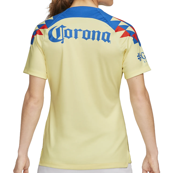 Image of Nike Club America Heimtrikot 23/24 für Damen (Lemon Chiffon/Blue Jay)