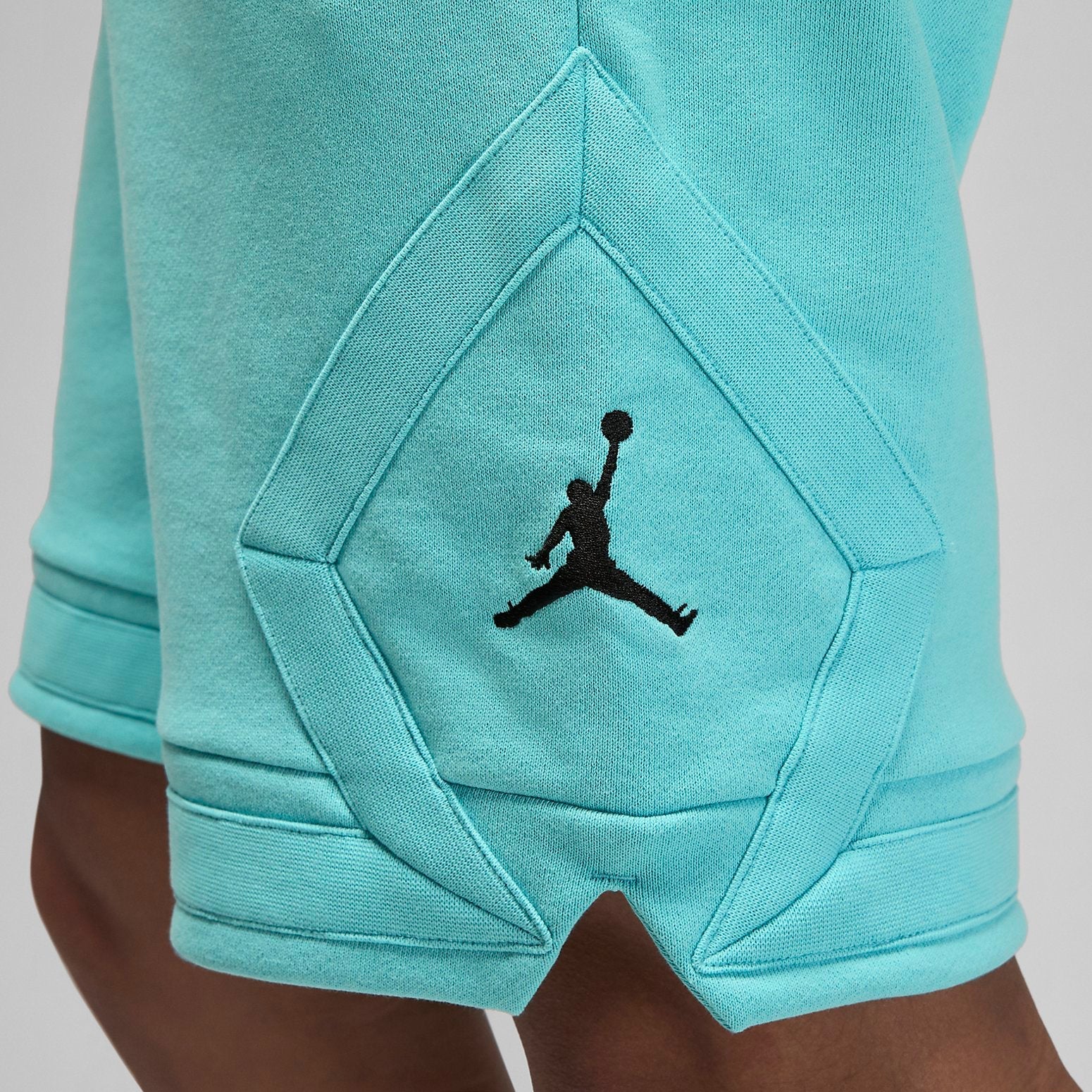 Image of Air Jordan Essentials Statement Fleece Shorts 'Bleached Aqua' DQ7473-464