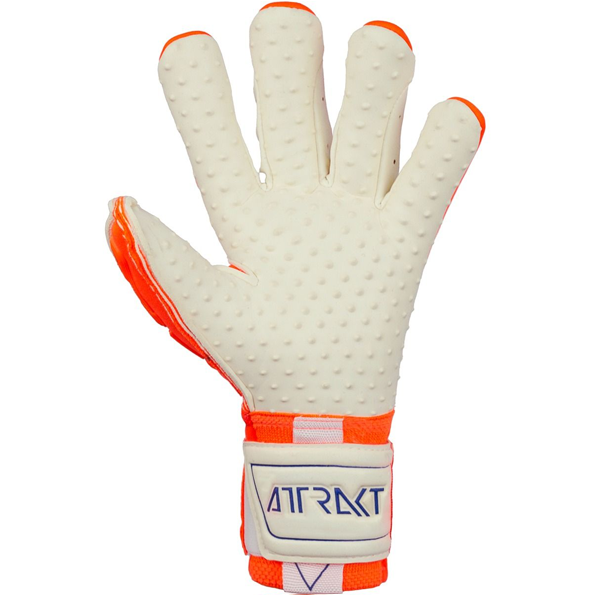 Image of Reusch Attrakt Freegel Speedbump Ortho-Tec Goalkeeper Gloves (Shocking Orange)