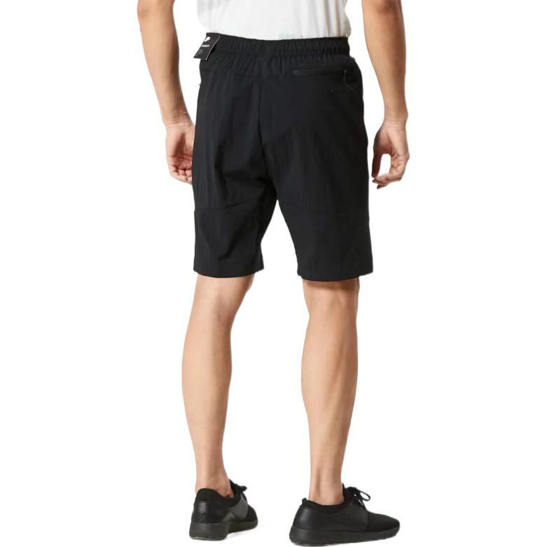 Image of Men's Nike Solid Color Logo Printing Lacing Shorts Black 886805-010