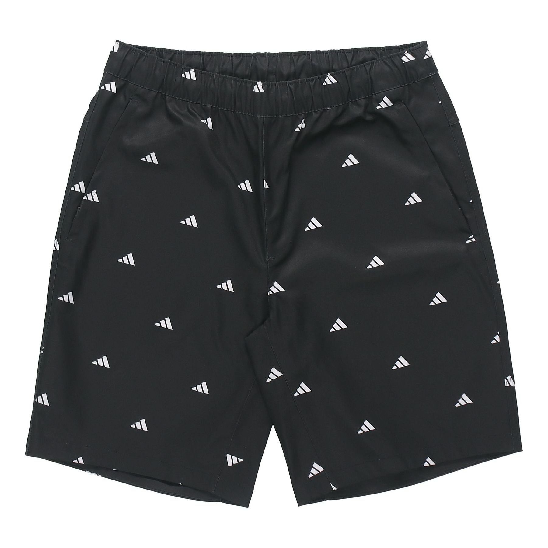 Image of adidas M Short Gen Aop Logo Printing Sports Shorts Black GJ5107