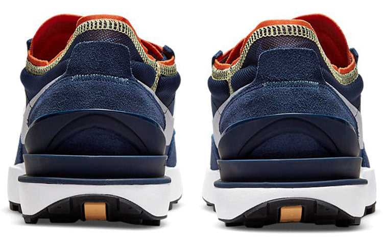 Image of Nike Waffle One 'Midnight Navy Orange Melon Tint' DA7995-401