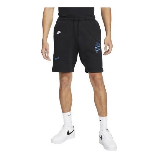 Image of Men's Nike Sportswear Sports French Terry Black Shorts DM6878-010