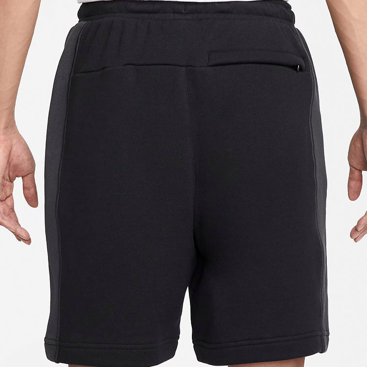 Image of Nike Sportswear Air French Terry Shorts 'Black' DQ4211-011