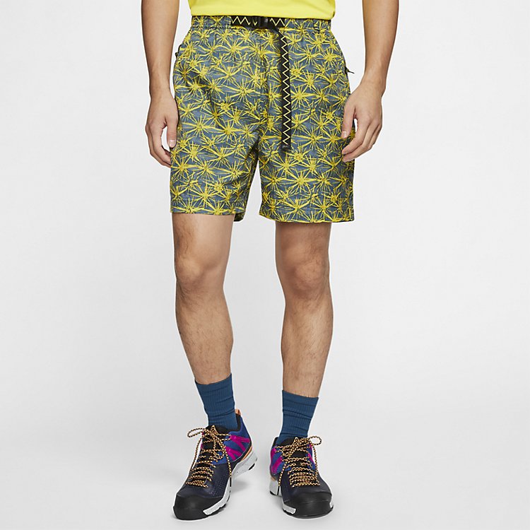 Image of Nike ACG AOP Woven Short 'Tour Yellow' CT2955-719
