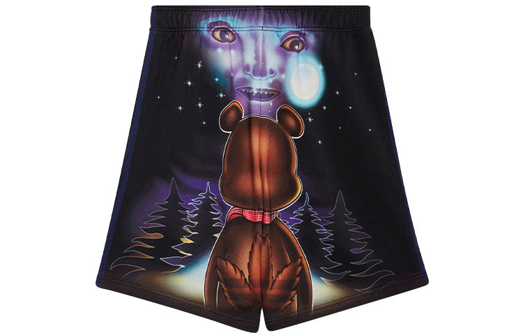 adidas originals x Kerwin Frost Crossover Cartoon Printing Loose Sports Shorts B