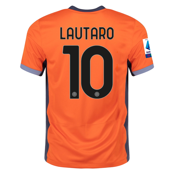 Nike Inter Milan Lautaro Martinez Third Jersey w/ Serie A + Copa Italia Patches