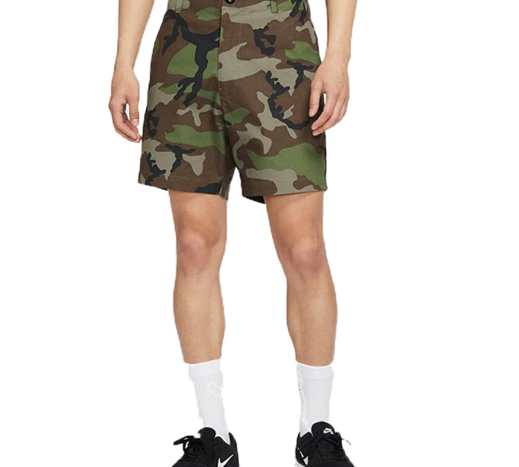 Nike Sb Flex Camouflage Skateboard Shorts Olive Green CK1103-222