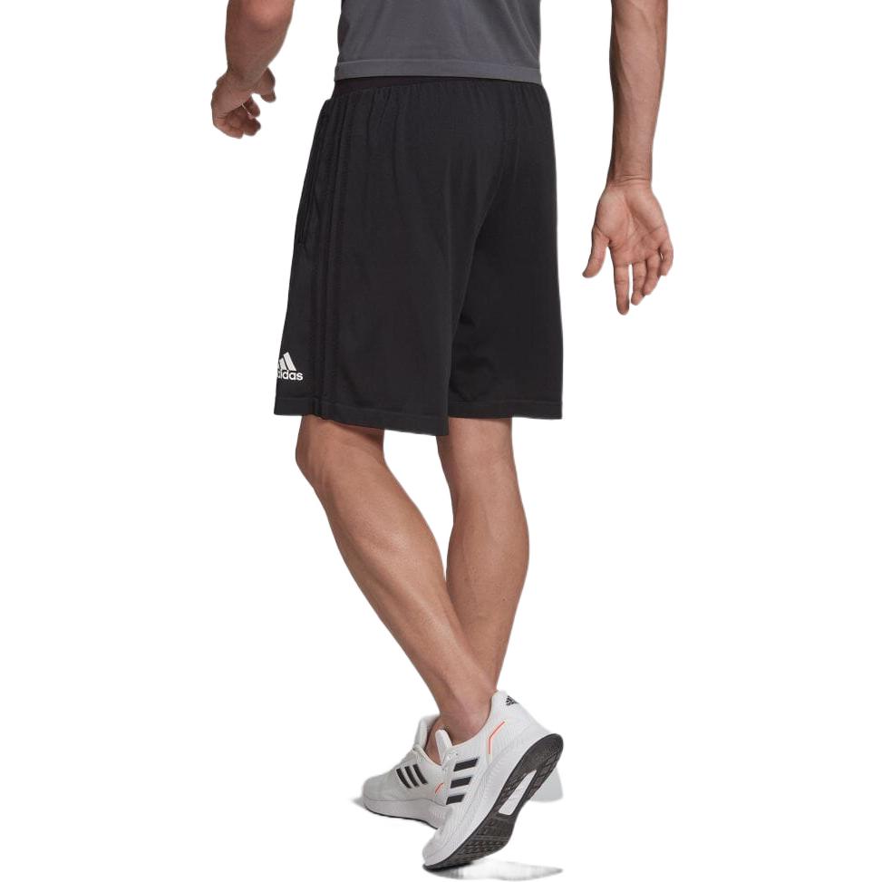 Men's adidas Logo Printing Sports Straight Shorts Japanese Version Black HF4738