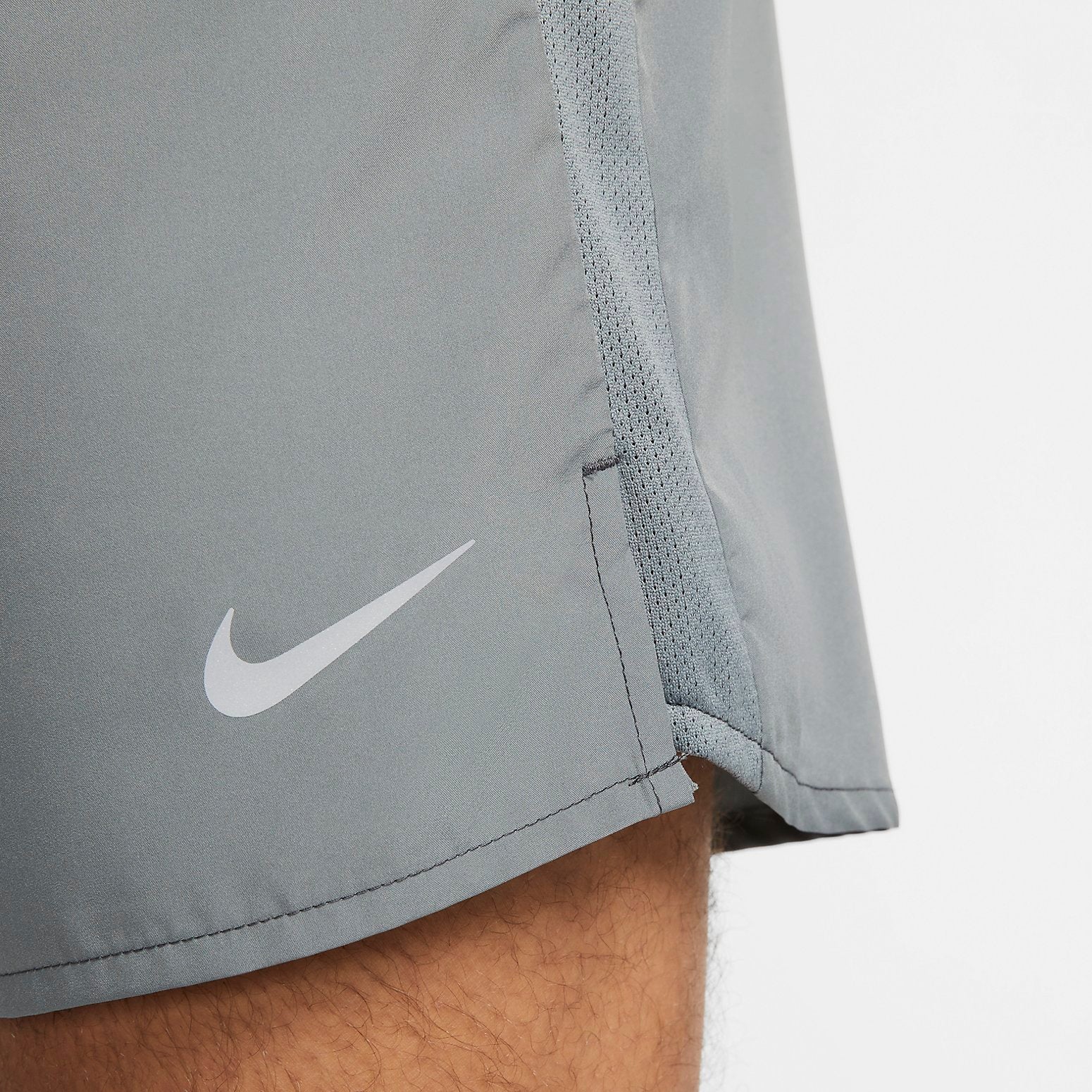 Image of Nike Dri-FIT Challenger Shorts 'smoke gray' DV9345-084