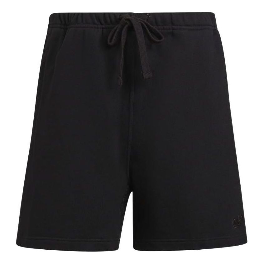 Image of adidas originals Blue Version Solid Color Lacing Athleisure Casual Sports Shorts