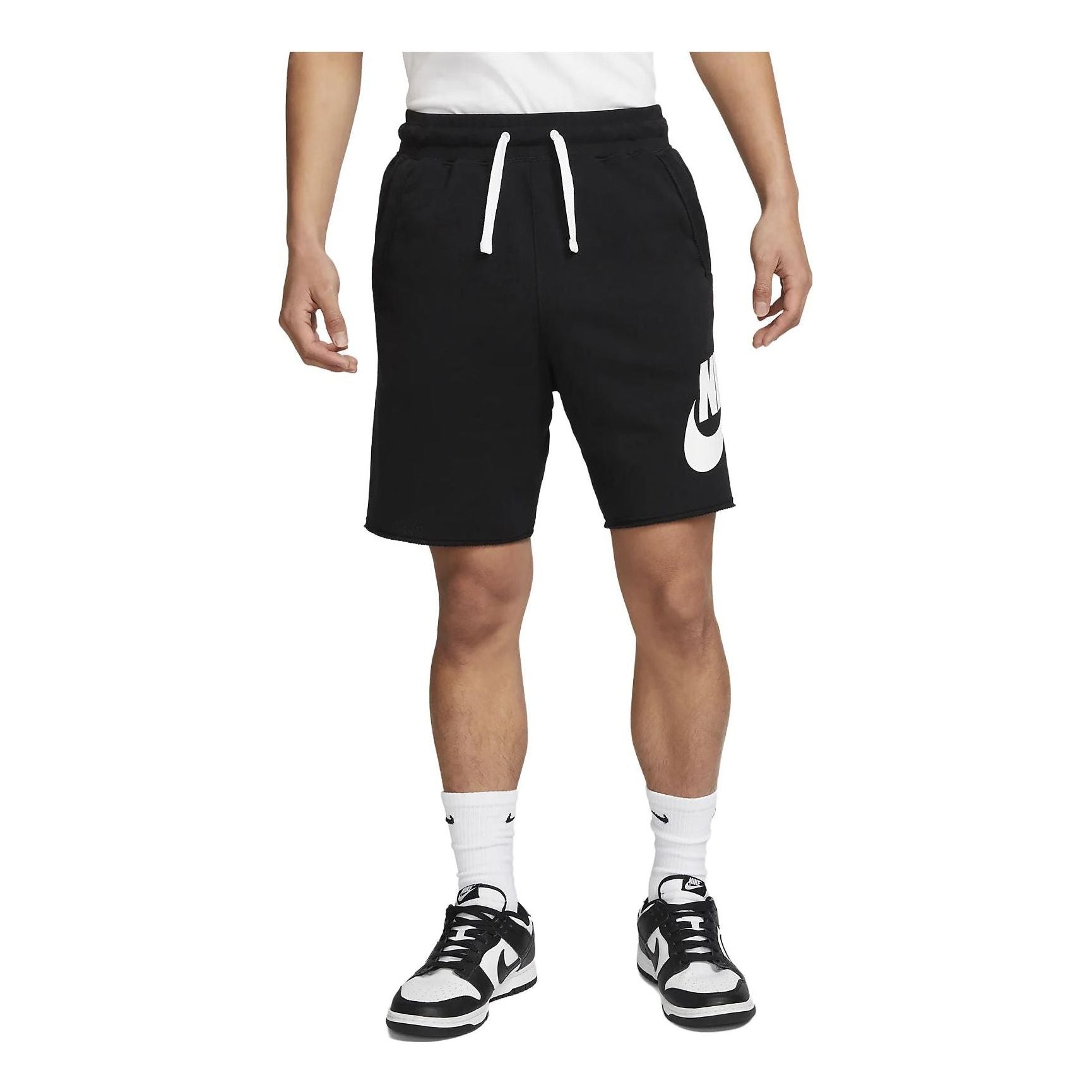Image of Nike Club ALUMNI Hybrid-Shorts 'Schwarz' DX0503-010