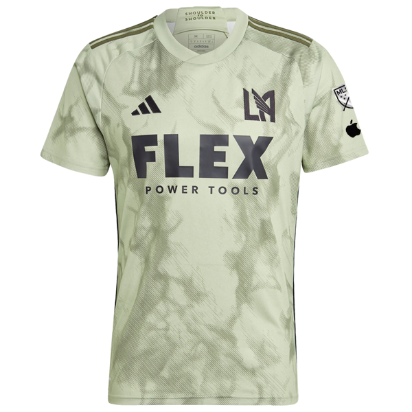 Image of adidas LAFC Away Jersey w/ MLS + Apple TV Patches 23/24 (Green)