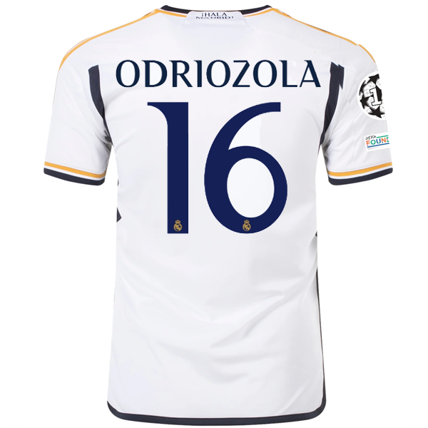 Image of adidas Real Madrid Ordiozola Home Jersey w/ Champions League + Club World Cup Pa
